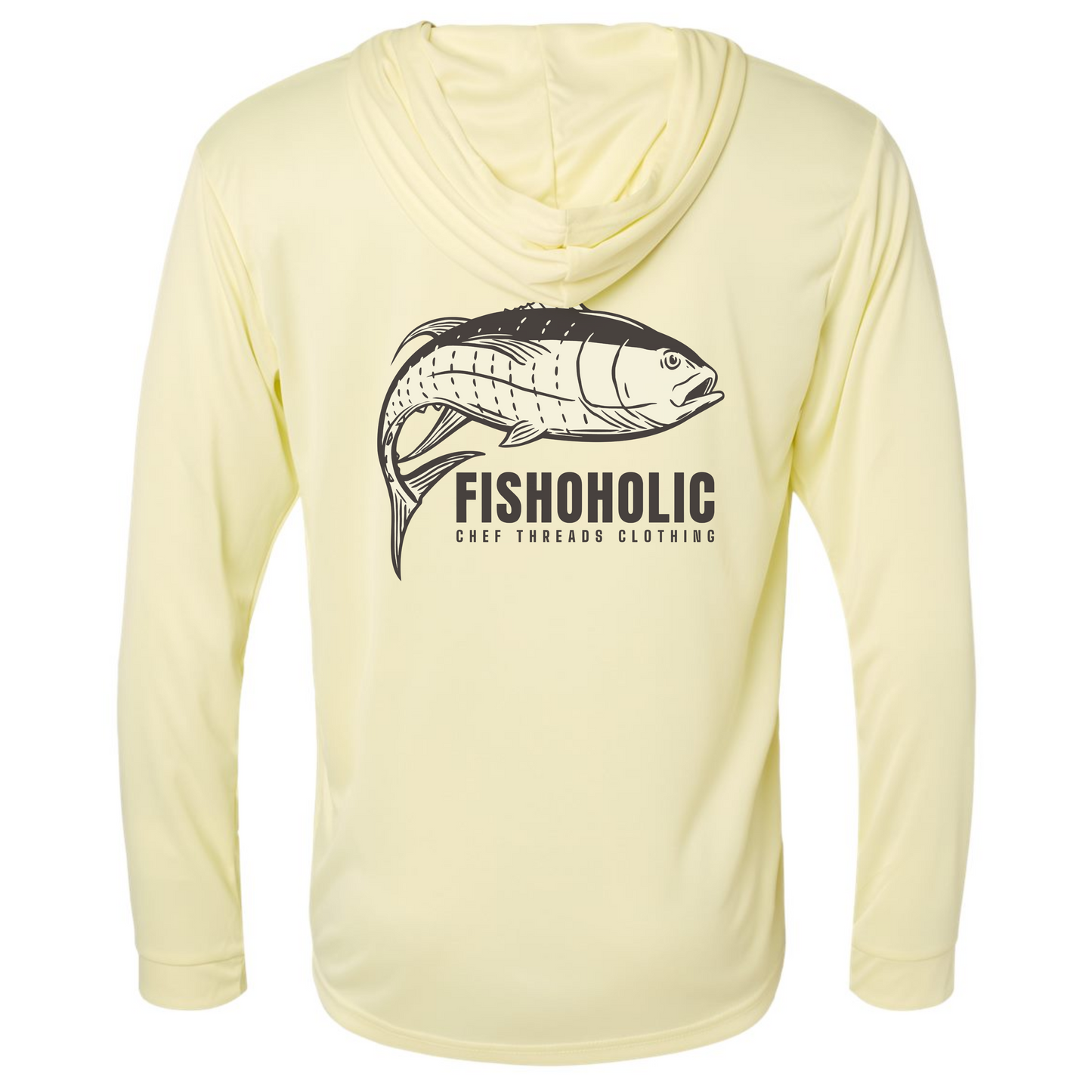 FISHOHOLIC L/S Sunshirt + Hood