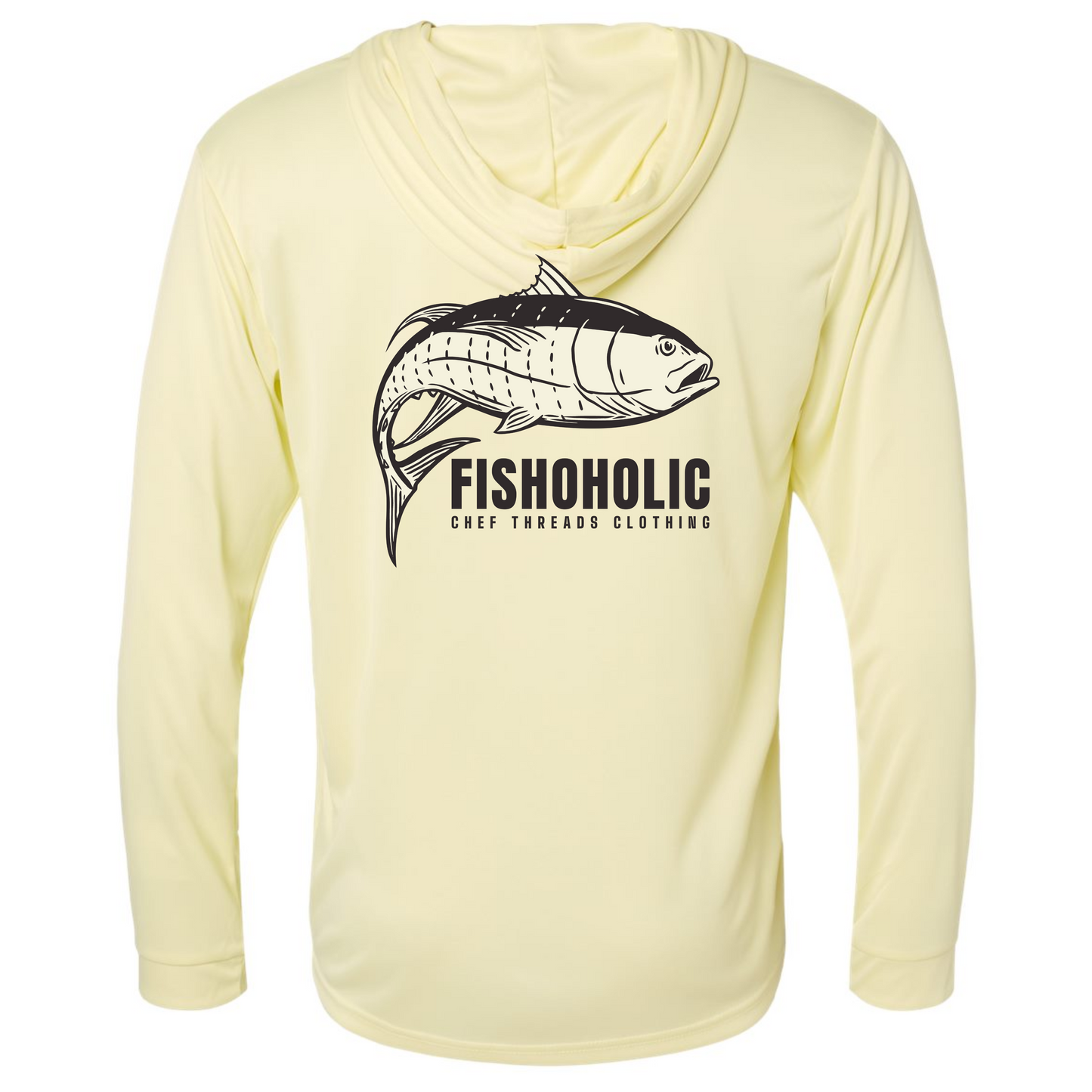 FISHOHOLIC L/S Sunshirt + Hood