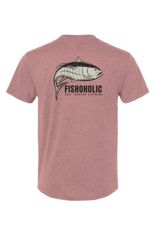 FISHOHOLIC Premium Triblend Tee