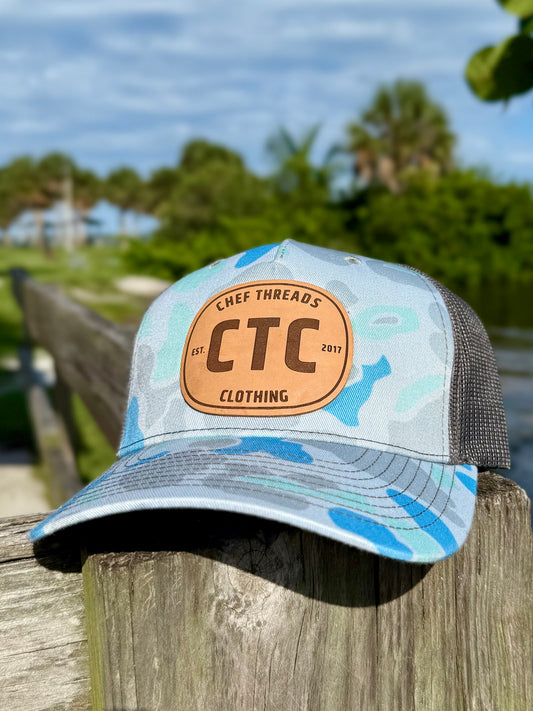 Duck Camo Trucker Hat (Saltwater Duck Camo / Grey)