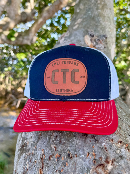 Retro Trucker Hat (Red / White / Blue)
