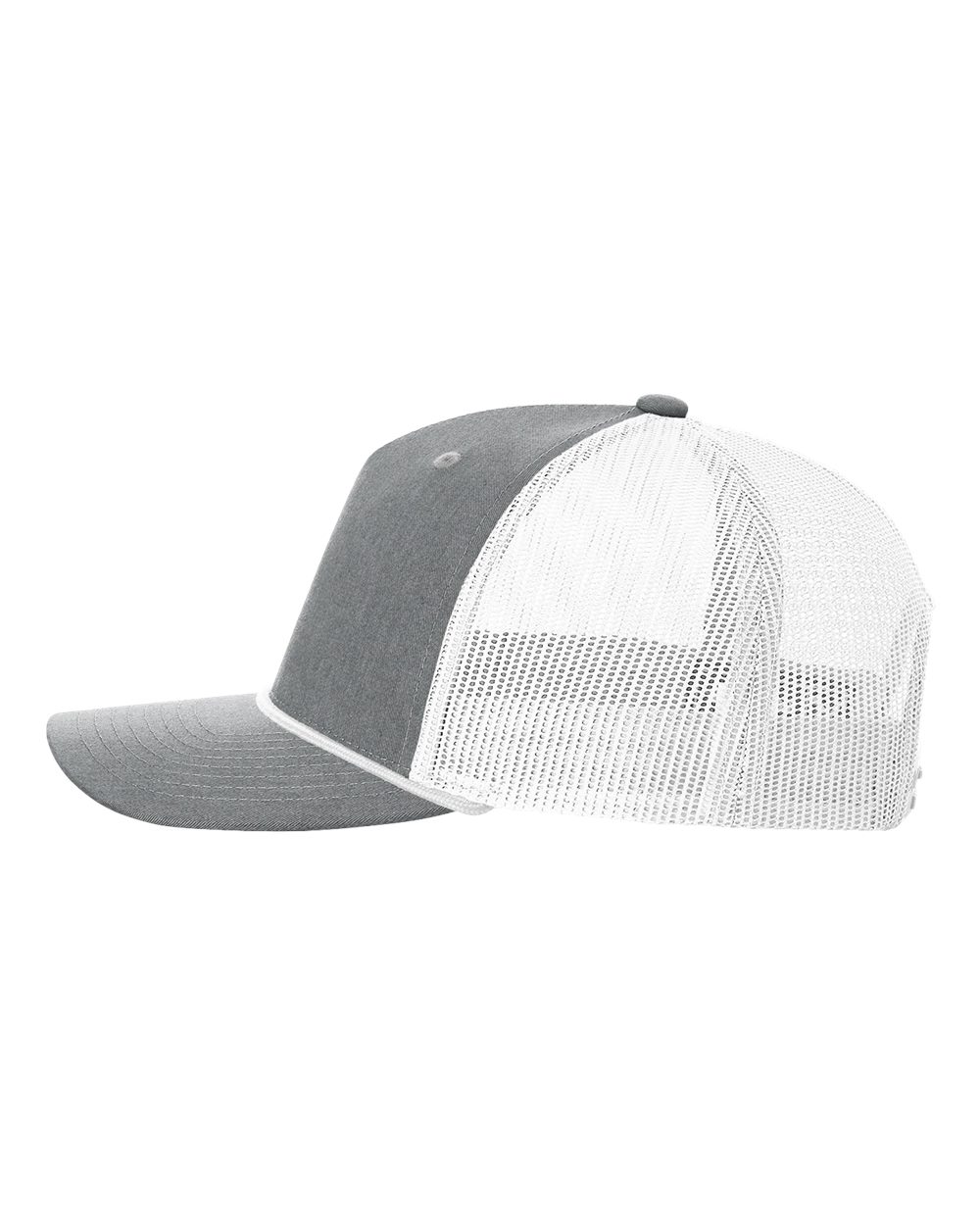 Classic Rope Trucker Hat (Heather Grey / White)