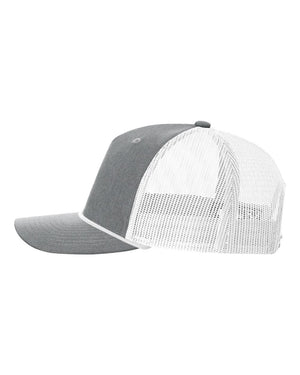 Classic Rope Trucker Hat (Heather Grey / White)