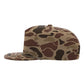 Flat Brim Rope Trucker (Bark Duck Camo / Brown)