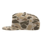 Flat Brim Rope Trucker (Harvest Duck Camo / Light Brown)