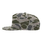 Flat Brim Rope Trucker (Marsh Duck Camo / Olive Green)