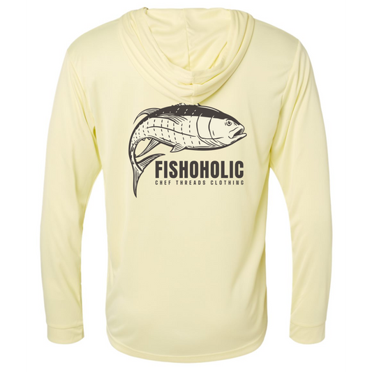 FISHOHOLIC L/S Sunshirt + Hood