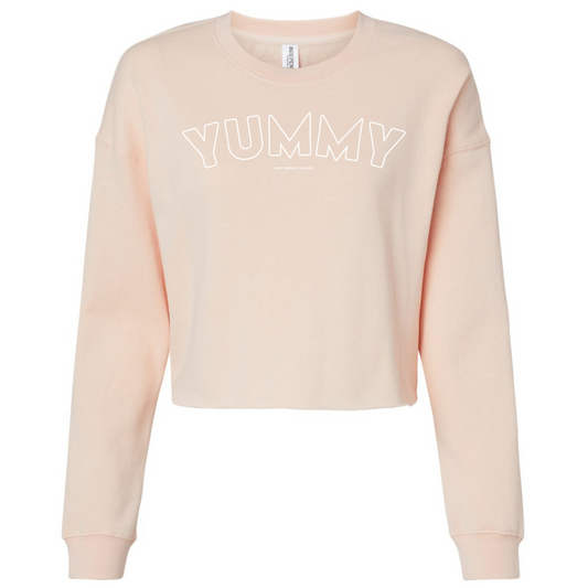 YUMMY Lightweight Cropped Crew