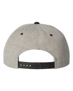 Premium Flat Brim Trucker (Heather Grey / Black)