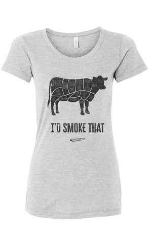 I'd Smoke That Premium Women's Triblend Tee