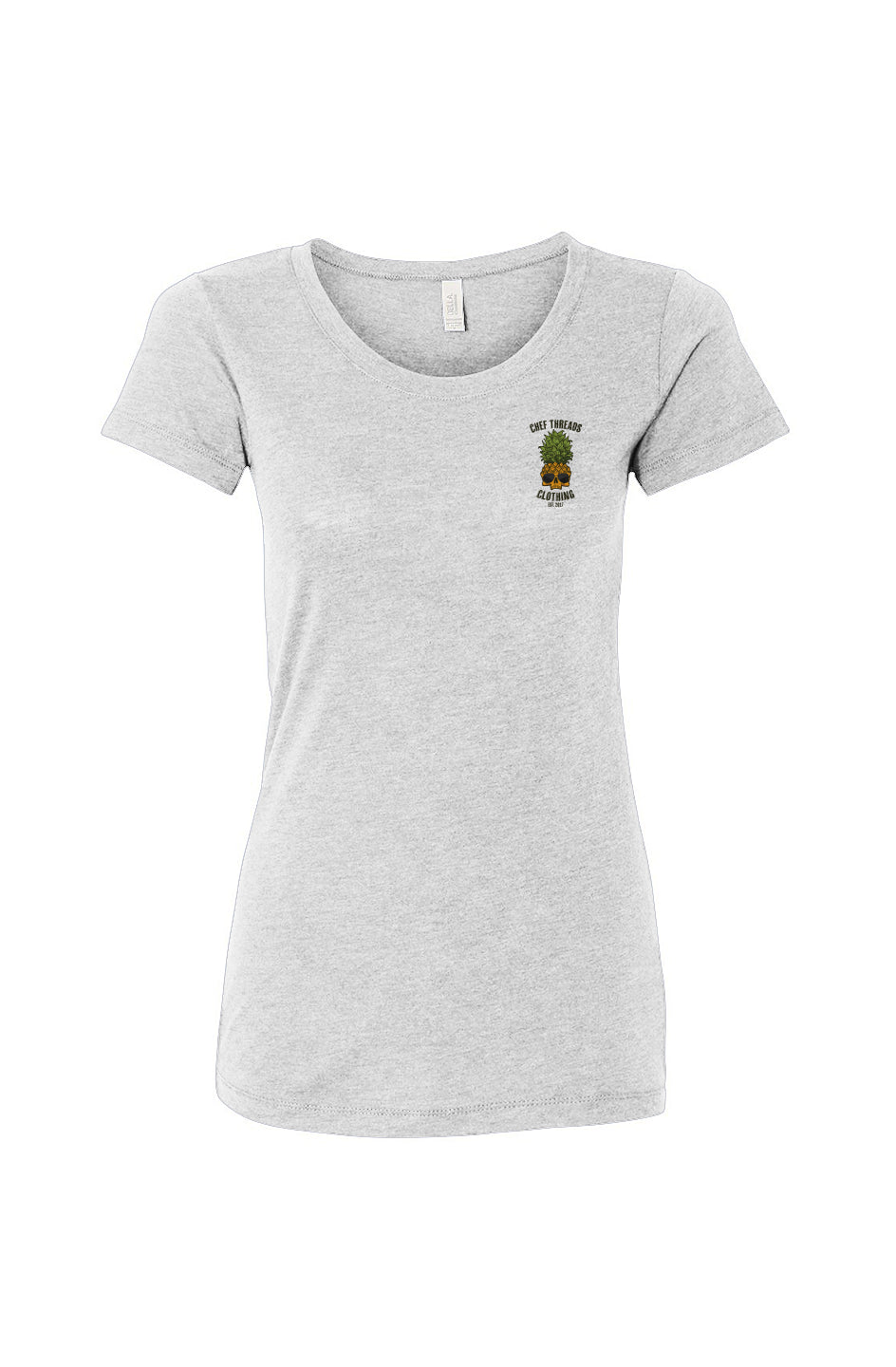 Pineapple Skully Premium Women's Triblend Tee