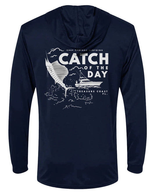 Catch of the Day (Sailfish) L/S Sunshirt + Hood
