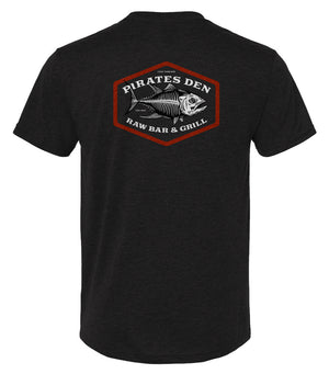 Pirates Den Raw Bar & Grill Premium Triblend Tee