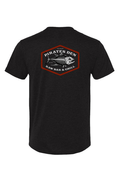 Pirates Den Raw Bar & Grill Premium Triblend Tee