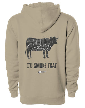 I'd Smoke That Fleece Hoodie