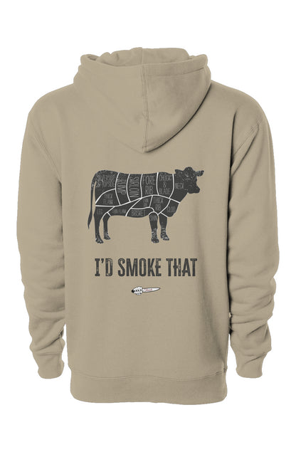 I'd Smoke That Fleece Hoodie