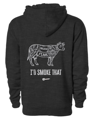 I'd Smoke That Fleece Hoodie