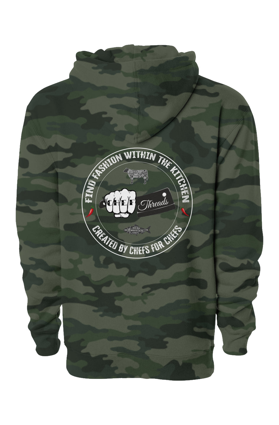 "The Executive" Camo Fleece Hoodie