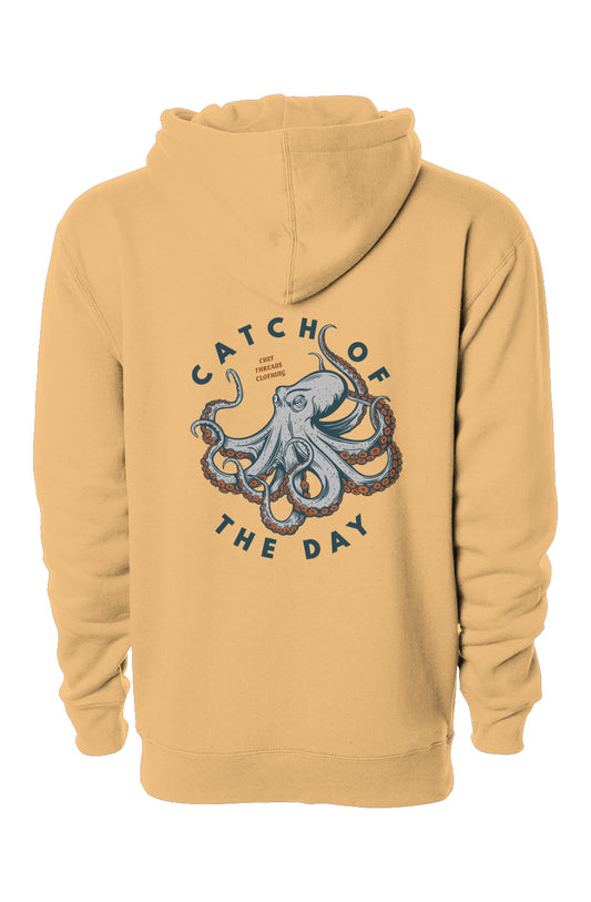 Catch of the Day (Octopus) Fleece Hoodie