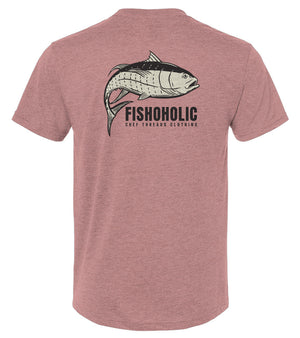 FISHOHOLIC Premium Triblend Tee