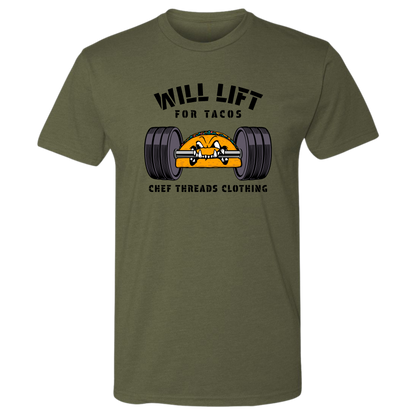 Will Lift for Tacos Muscle Tee