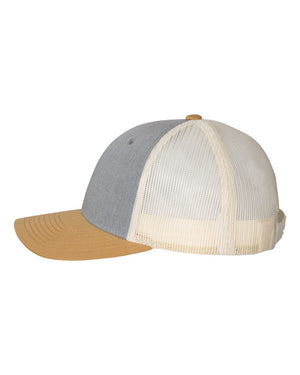 Low Pro Trucker Hat (Heather Grey / Amber Gold / Birch)