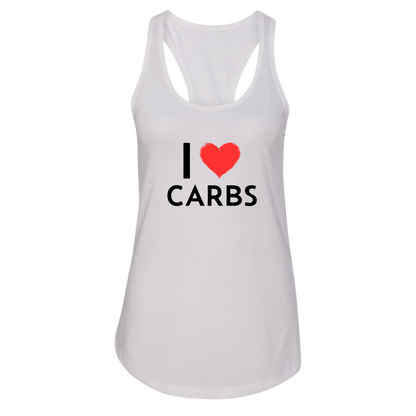I <3 CARBS Women's Racerback Tank