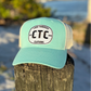 Retro Trucker Hat (Aruba Blue / Birch)