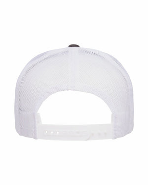 Flat Brim Trucker (Heather Grey / White)