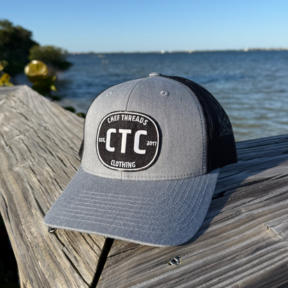 Retro Trucker Hat (Heather Grey / Black)