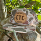 Flat Brim Rope Trucker (Harvest Duck Camo / Light Brown)
